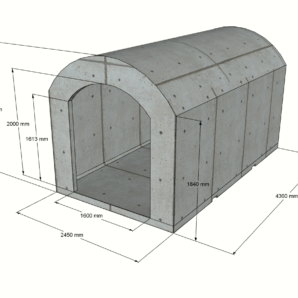 Sauna 9,7 m2 STANDARD (Ausführung mit Glas)