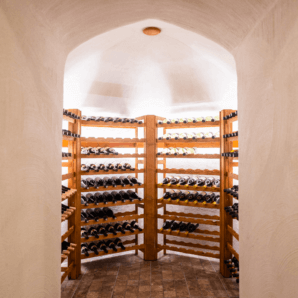 Wine cellar in Finland