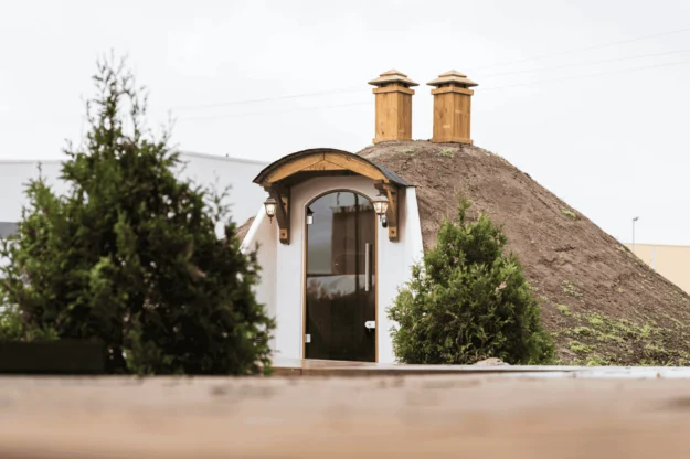 A peaceful hideaway in the middle of HUUM’s production area